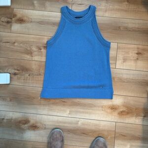 Tommy Hilfiger Blue Knit Tank Top